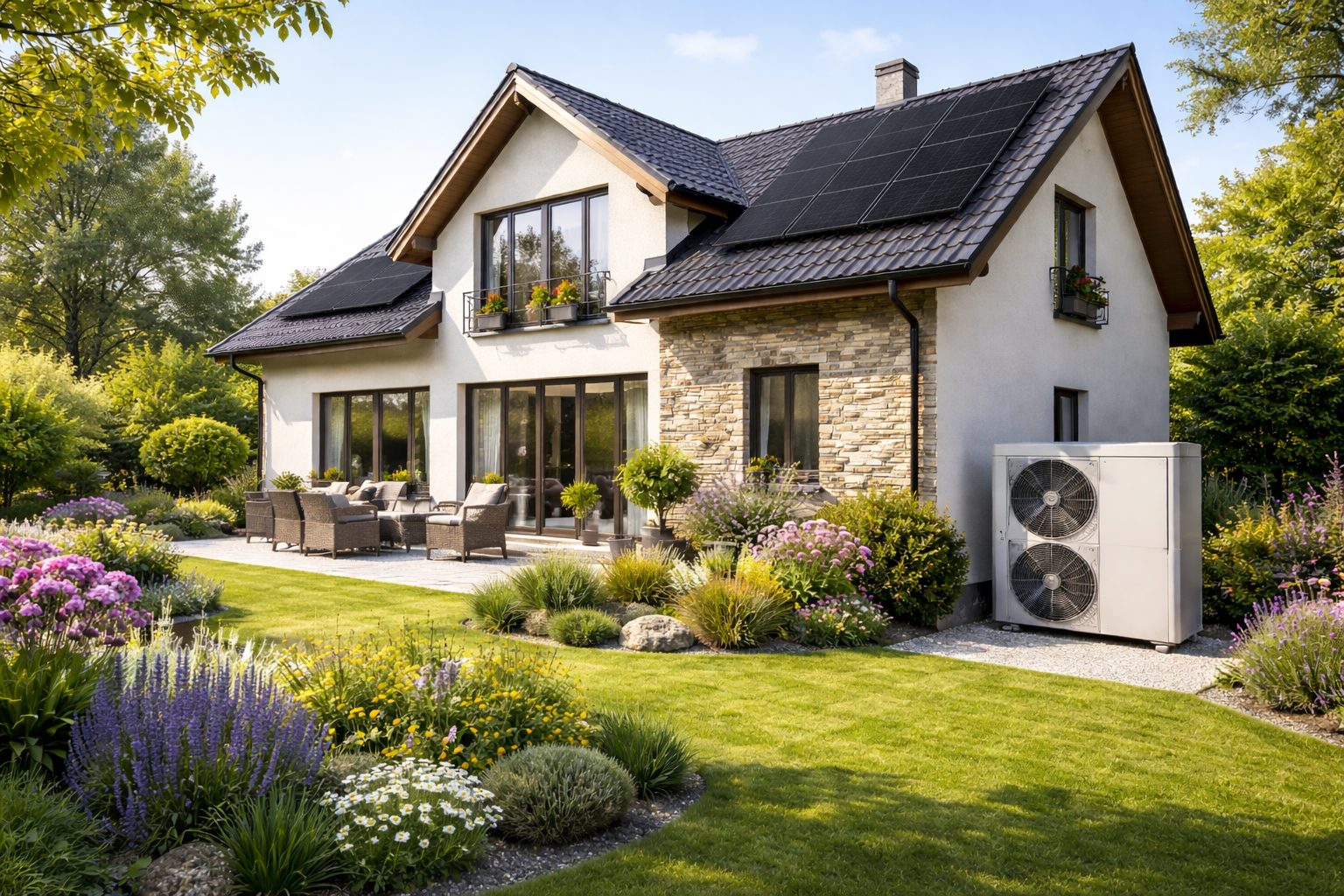 Jolie_maison_avec_panneaux_solaires_et_pompe_à_chaleur_Atlantic