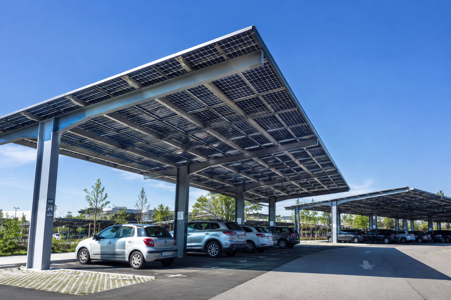 Rentabilité ombrière photovoltaïque : ROI et gains entreprise